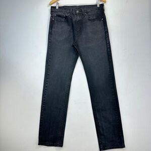 Levi's 505 Mens Jeans Regular‎ Fit Straight Leg color Black size W 31 x L 32